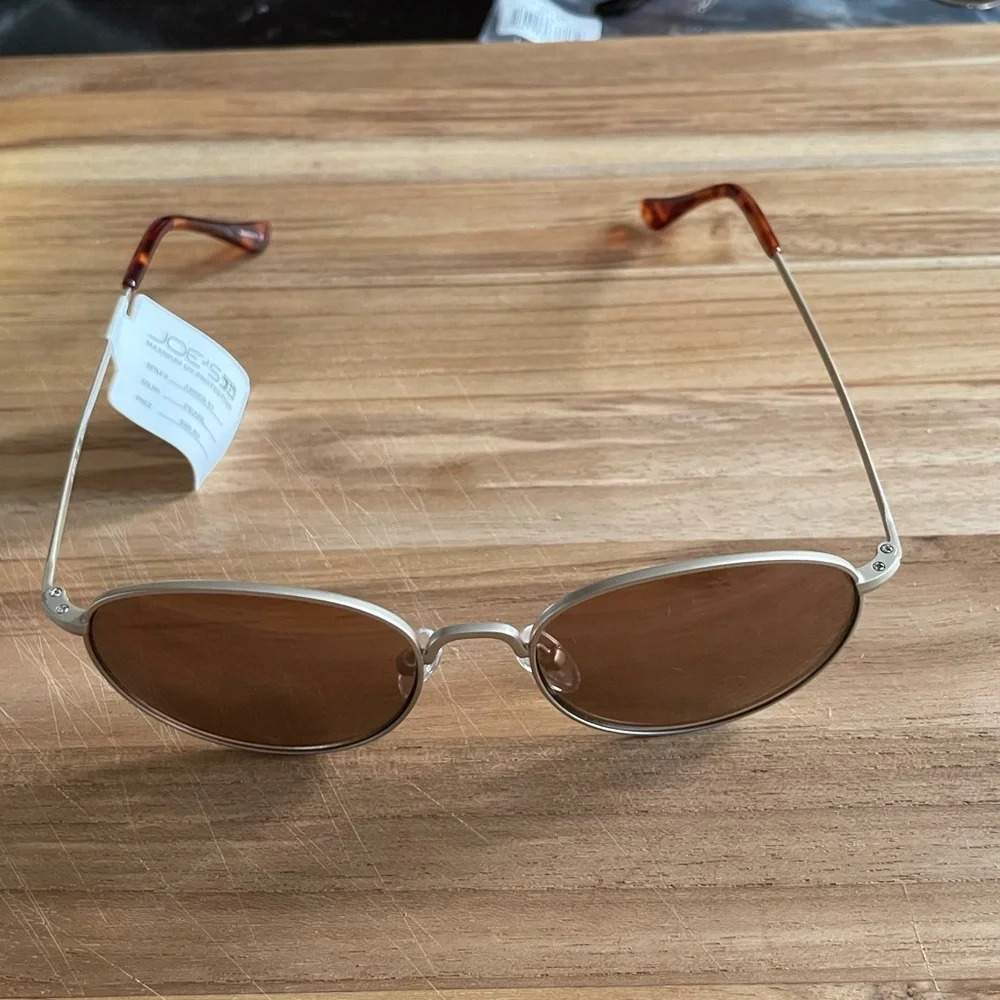 Joe’s Jeans Aviator Sunglasses Brown Lens